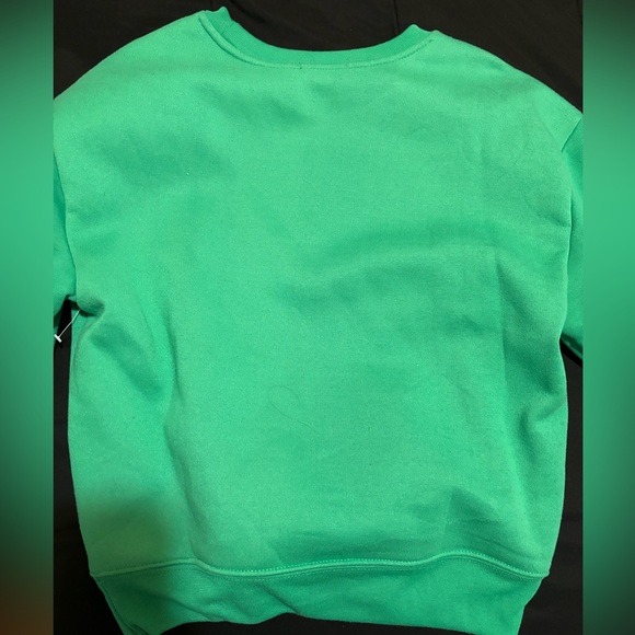 Green Graphic Fuzzy Lined Sweatshirt with word “HAWAII” - Picture 3 of 4